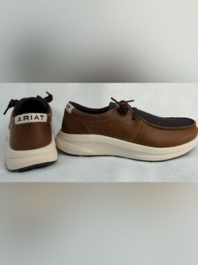 Ariat Men's Buckeye Toasty Tan Beige Elephant Print Size 7 EE Wide